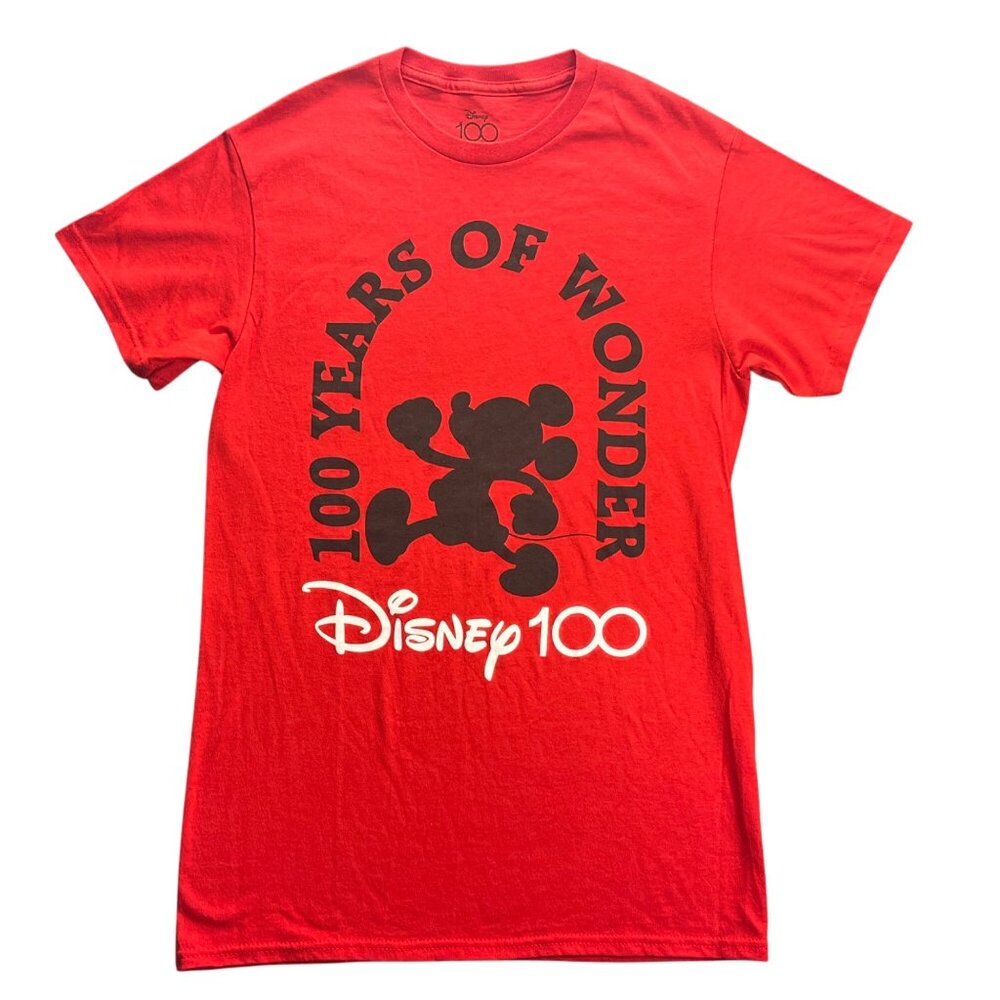 Disney 100 Years Of Wonder Red T-Shirt S